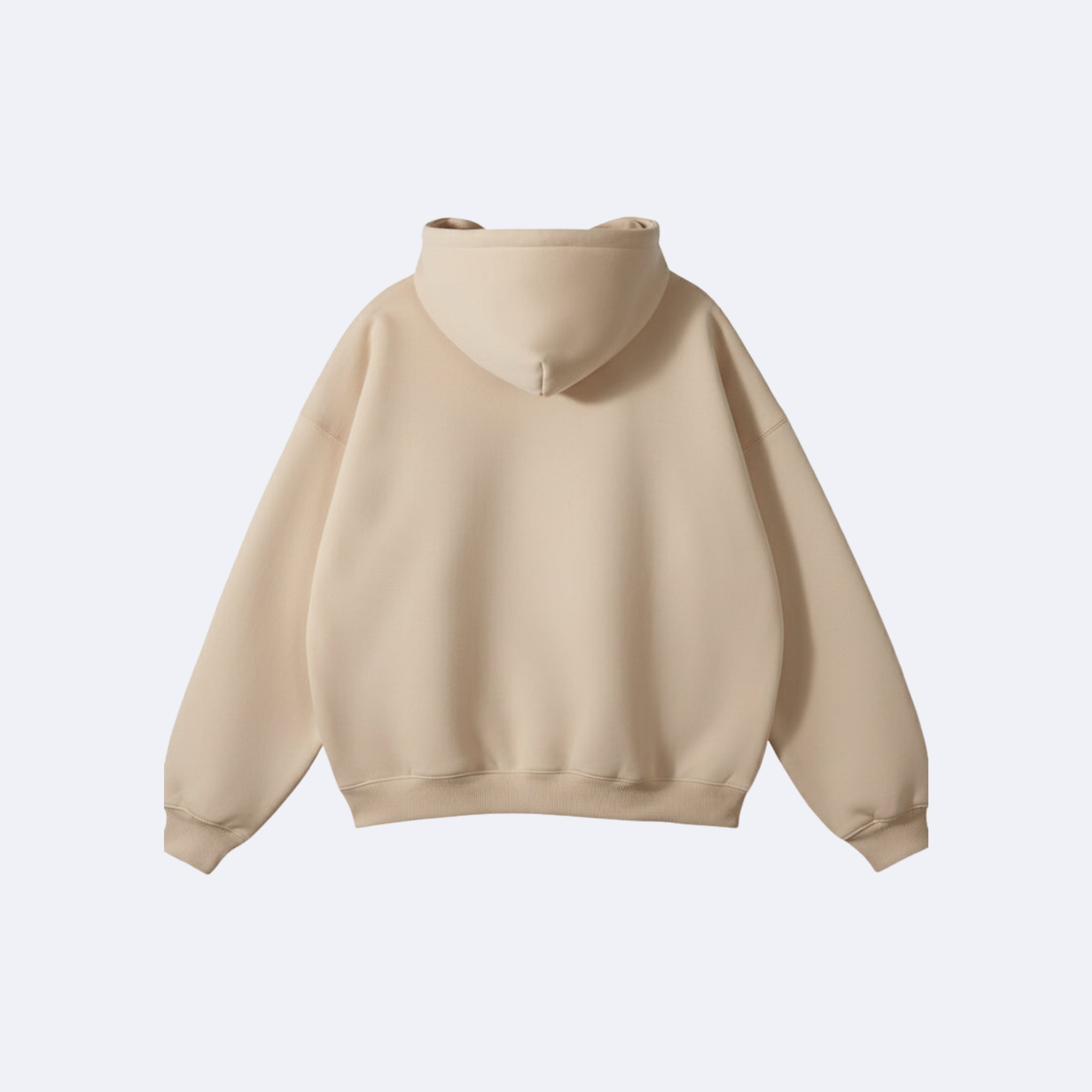 Beige Oversized Hoodie