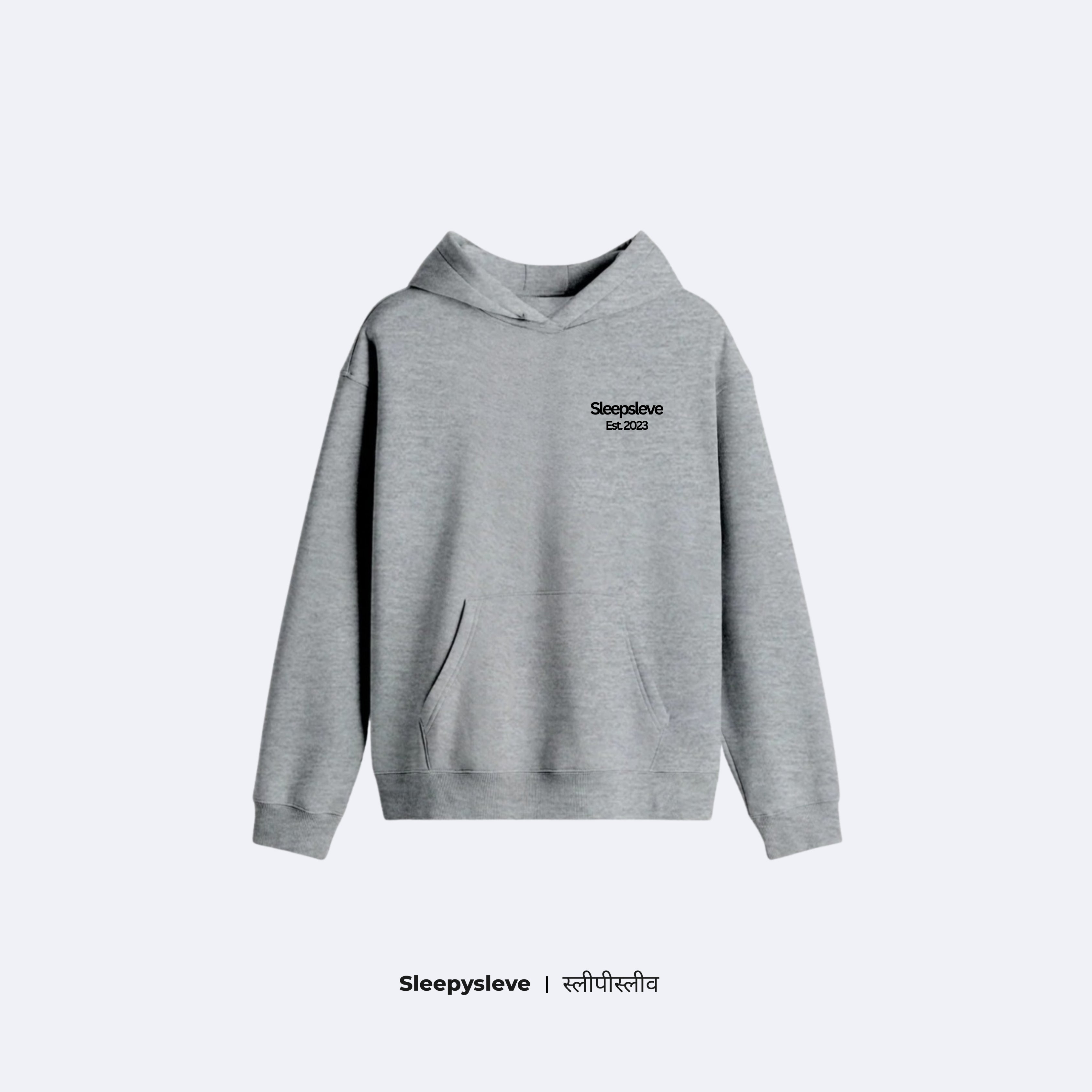 Grey Melange (regular hoodie)