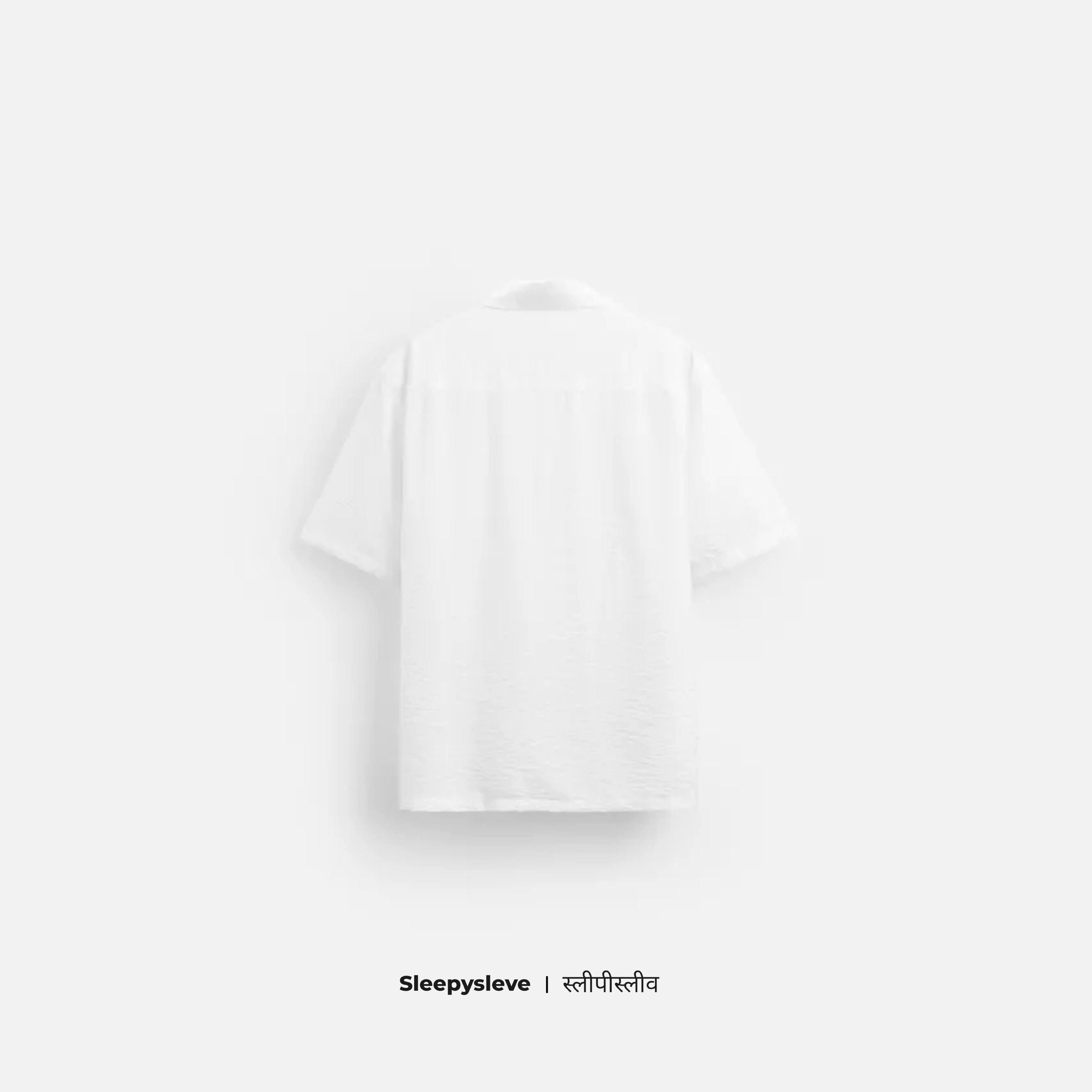 White oversized shirt
