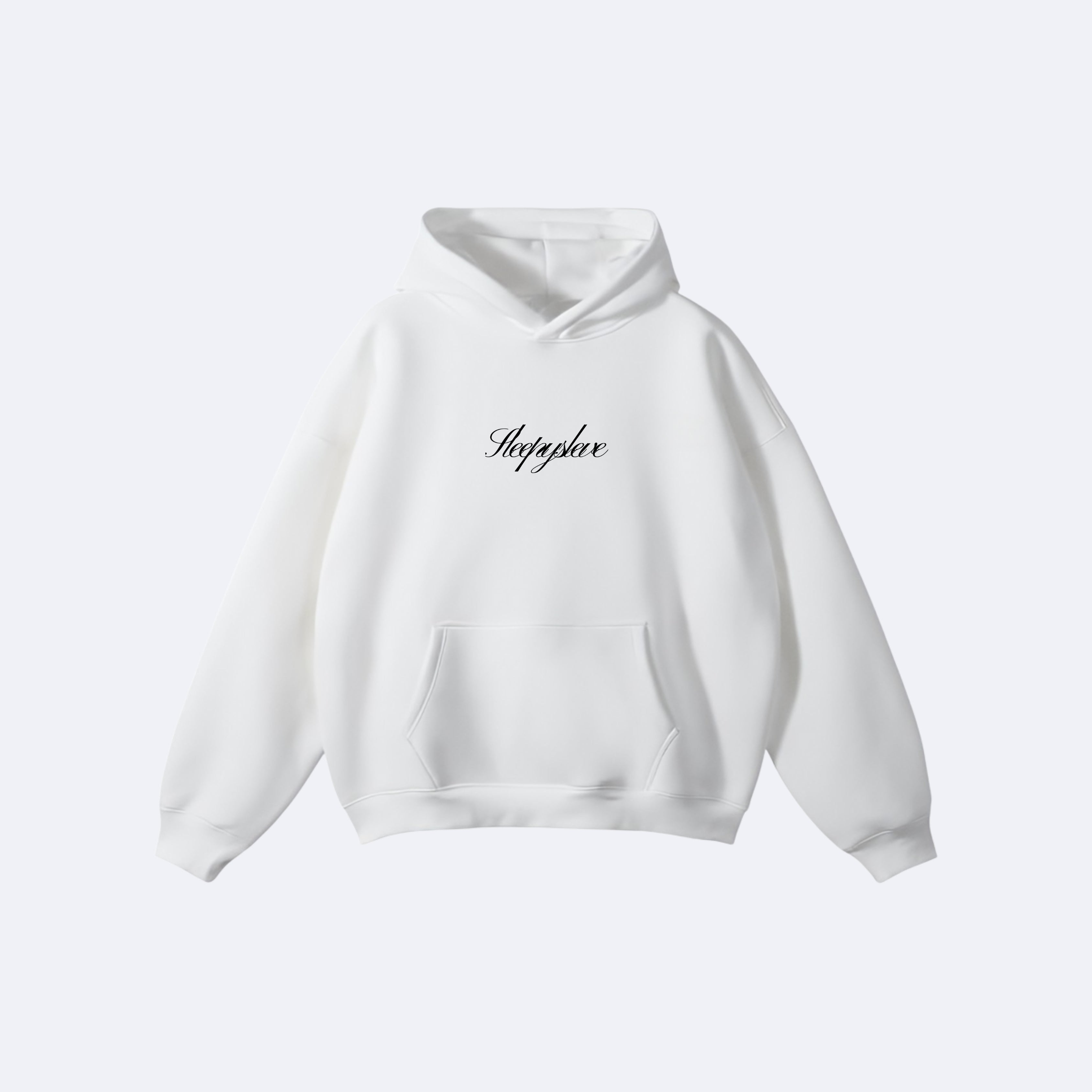 White Oversized Hoodie