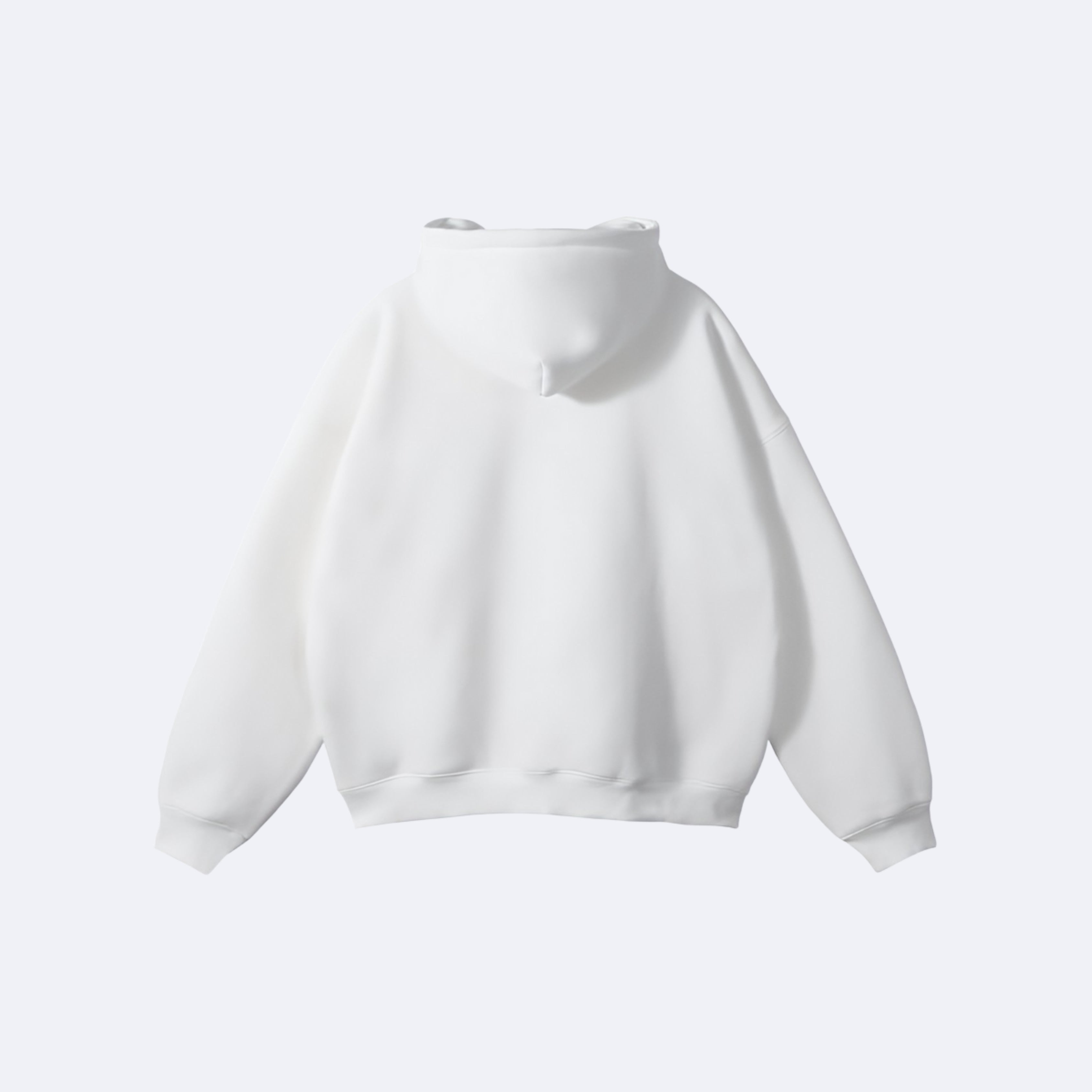 White Oversized Hoodie